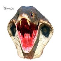 Vakarėlio kobros kostiumas Realistiškas kobros galvos kaukė Helovino latekso gyvūno gyvatės kaukė Cosplay karnavalinio vakarėlio reikmenys Snake