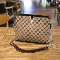 Moteriška retro marginta kriauklių formos rankinė, madinga grandinėlės crossbody petinė rankinė moterims