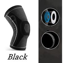 1 Pair Professional Super Elastic Knee Brace Breathable Compression Sleeve with Patella Gel Pad & Double-Side Stabilizers for Meniscus Injury M(50-65kg) juoda