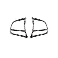 Anglies pluošto vairo mygtuko lipduko apdailos dangtelis, skirtas BMW 1 2 3 4 serijai 3gt F20 F21 F30 F32 F34 automobilio salono priedai juoda