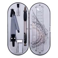 Kompasų liniuotės mokinio matematikos rinkinys 8Pcs