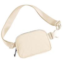 Sportinis liemens krepšys, reguliuojamas didelės talpos vandeniui atsparus užtrauktukas, vienspalvis atsitiktinis unisex vyriškas, moteriškas, kelioninis „Fanny Pack“ skersinis krūtinės krepšys