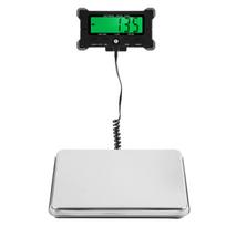 264 Lbs elektroninės pašto svarstyklės 10 g tiksliai integruotos nerūdijančio plieno skaitmeninės svarstyklės su LCD 120kg sidabras