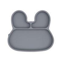 We might be tiny silikoninė prilimpanti lėkštė Bunny Grey