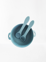Little eater Silikoniniai indai vaikams Blue