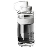2000 ml didelės talpos vandens butelio talpos puodelis su šiaudiniu nešiojamu vandens puodeliu, nepralaidus geriamojo puodelio 1000ML juoda