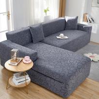 Elastingas žakardo sofos užvalkalas, skirtas svetainei, L formos kampinis sofos užvalkalas Storas sofos sofos užvalkalas. 1 Seater 90-140cm