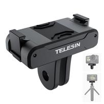 TELESIN OA-TPM-T04 Magnetinis greitai nuimamas veiksmo fotoaparato laikiklis Metalinis fotoaparato laikiklis su sportu juoda