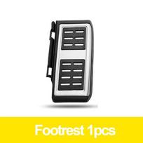 Nerūdijančio plieno automobilio kuro stabdžių pedalo kojos atramos pedalų dangtelis, skirtas Volkswagen VW GOLF 7 MK7 Tiguan L Skoda Kodiaq Rapid Octavia A7 Footrest 1pcs