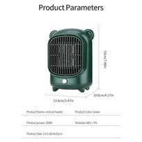 500W PTC Nešiojamas Greitai Šildantis Keraminis Erdvės Šildytuvas Asmeninis Mini Elektrinis Šildytuvas Termostatas Tylus Energiją Taupantis Saugus 500W&EU