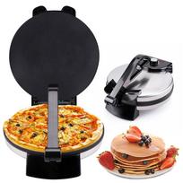 Elektrinė tortilijų gaminimo mašina nerūdijančio plieno neprideganti Roti gaminimo mašina 1800 W dvipusis šildymas EU Plug juoda