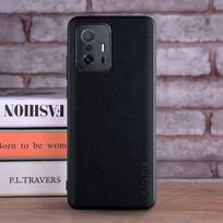 Case for Xiaomi 11T Pro 5G coque Luxury textile Leather skin soft TPU hard phone cover for xiaomi mi 11t pro case funda for Xiaomi 11T juoda