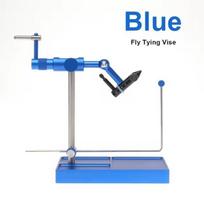 Bimoo 360° Rotary Fly Tying Vise with Base Solid Stable Artificial Fly Tying Devise Fly Making Tool Fishing Bait Making Tools purple