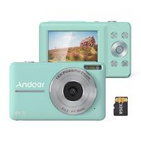 Andoer nešiojamasis 1080p skaitmeninis fotoaparatas, vaizdo kamera 44 MP automatinio fokusavimo 2,5 IPS ekranas 16x skaitmeninis žalia