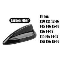 ABS automobilio ryklio peleko antenos dangtelio apdaila, skirta BMW F20 F21 F45 F46 F48 F49 F15 F16 F26 F85 F86 radijo signalo pagrindo lipdukas anglies pluoštas Carbon Fiber