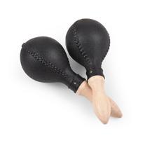 1 pora 25 cm marakų smėlio plaktukai mušamieji muzikos instrumentai plastikinis korpusas medinės rankenos ritmas juoda