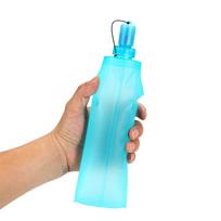 Vandens butelis TPU sulankstomas minkštas vandens butelis lauko sportui vandens butelis sulankstomas 250/500 ml vandens maišelis, bėgiojimas kempinge, žygiai blue 250ml 540119