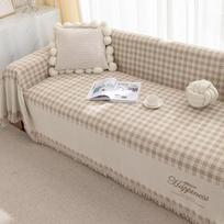 Simple Sofa Cushion Full Set Four Seasons Universal Anti-Scratching Sofa Cover Towel Cushion Sofa Slipcover Chenille 180*130cm