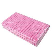 100Pairs/Set Soft Toe Separators Anti-Scratch Sponge Pedicure Toe Bulk Nail Art Finger Stretcher rožinė