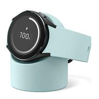 Suderinamas su Samsung Galaxy Watch 5 įkroviklio stovu 40 44 46 mm Galaxy Watch3 4 5 Pro Charger silikoniniu stovu 45 mm GalaxyWatch5 5Pro mėtinė