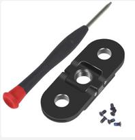 Skirta Gopro 9 10 11 12 Priedai Magnetinio adapterio tvirtinimo metalinis sulankstomas siurbimas Fiksuotas pakeisti lydinio sagtis 1/4 colio skylės trikojis, skirtas Go Pro 9 juoda