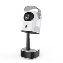 TS-2 projektorius 1080P namų kinas Android 9.0 vaizdo projektoriaus palaikymas 4K dekodavimo 100 colių ekranas EU Plug balta