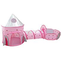 3 in 1 Vaikų palapinė Kūdikių žaidimų aikštelė Žaislų kamuoliukų baseinas Nešiojamas namas Tipi Sauso baseino palapinės Ropimo tunelis Baseinas Ball Pit Vaikų palapinė 3 in 1 Tent