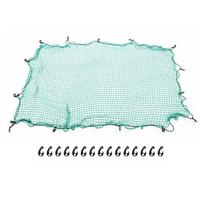Krovinių tinklas su 15 vnt. kabliukų ir elastine juosta 4,9x7,2 pėdos / 6,5x9,8 pėdos / 8,2x11,5 pėdos Krovinių tinklai Didelio stiprumo Elastinis krovinių tinklas A