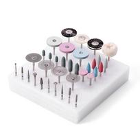 Dental Polishing Kit Laboratory HP Polisher Set 2.35mm Shank Diameter Burs Brush Grinding Clinic Lab Dentistry Tools 35 pcs set