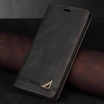 Apsaugos nuo vagystės odinis dėklas Samsung, Xiaomi, Poco, Redmi, iPhone, Huawei telefonams Xiaomi Pocox3 nfc juoda