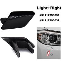 Kairės dešinės poros priekinių žibintų plovimo antgalio apdailos dangtelio dangtelis, dažytas 51117293031 51117293032 BMW F30 F31 3 serijos 2012–2015 m. juoda