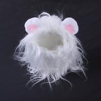 Katės liūto karčių Helovino kostiumas Liūto kostiumas Katės Cosplay Persirengimas Naminių gyvūnėlių skrybėlaitė mažoms katėms ir kačiukams Šventės dekoracija Didmeninė prekyba S balta