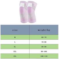 1PC Compression Knee Brace Sports Knee Pad Anti-Slip Strap Nylon Breathable Basketball Running Tennis Knee Brace Support M