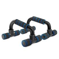 Push Up Bars Namų treniruočių stovas, treniruočių stovas, kūno rengybos įrangos putplasčio rankena, skirta ant grindų, vyrams, moterims, raumenų jėgos treniruotėms mėlyna