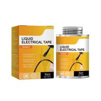 Skysta elektros juosta, kabelių pasta, vandeniui atspari izoliuojanti klijų pasta, greitai džiūstanti elektros izoliacija aukštos temperatūros klijai 125 ml One Size juoda