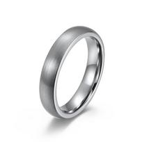4 6 8mm matinio šlifuoto volframo žiedas vyrams moterims madingas asmenybės paprastas unisex poros žiedas auksinės spalvos hip-hop juvelyrikos aksesuarai 10# gray