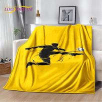 3D futbolo meno animacinis minkštas pliušinis pledas, flanelinis pledas mesti ant sofos, miegamojo, svetainės, pikniko dangalas Bettdecke 30x40in