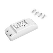 „WiFi“ ir „BT Smart Switch 10A 2200W“ dviejų režimų įjungimo / išjungimo įrenginys „Voice Tuya APP“ nuotolinio valdymo pultas 1pcs balta