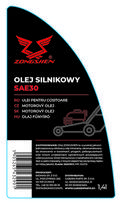 Alyva ZONGSHEN SAE 30 1,4L