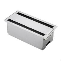 Computer Desk Threading Box Cable Organizer Wiring Grommet Office Home 30 cmx14.5 cmx10 cm white