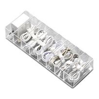 Cable Storage Box Multi-Grid Dust-Proof Plastic Power Strip Wire Case for Home S