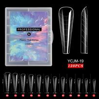 Nail Art Mold Crystal Extension No Paper Holder Rapid Phototherapy Extension Nail Tablets 120 Pieces In A Box