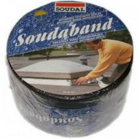 Bituminė aliuminio juosta antracito spalvos SOUDAL Soudaband 10 m, plotis 100mm