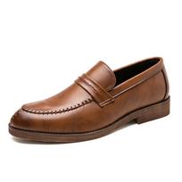 Madingi Vyriški Loafers Verslo suknelė Odiniai Batai Vyriški firminiai rudi Oksfordo batai Aukštos kokybės minkšti plokšti laisvalaikio batai mocassin homme 47 juoda
