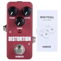 KOKKO FDS2 Mini Distortion Pedal nešiojamasis gitaros efekto pedalas