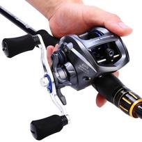 „Baitcasting“ ritė 12 LB anglies pluošto „Drag 6.3:1“ neprilygstamos įperkamos aukštųjų technologijų naujovių ritės Left Hand