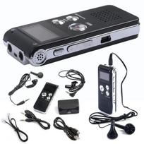 Įkraunamas 8GB 650h skaitmeninis garso/garso/balso įrašymo įrenginys diktofono MP3 grotuvas