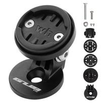 Reguliuojamas dviračio koto dangtelio laikiklis su 4 adapteriais, skirtais Garmin for Bryton for Cateye for juoda