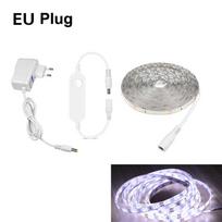 LED juostos šviesos foninio apšvietimo lempos juosta Tuya pritemdoma nuotoliniu būdu valdoma programa Wifi Smart Led virtuvės sieninė lempa namų dekoravimui su ES kištuku 1M-EU Plug balta