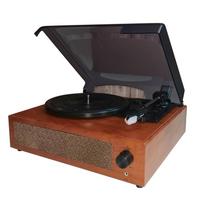 Nešiojamas gramofono vinilinis įrašų grotuvas Vintage klasikinis patefonas su įmontuotu stereofoniniu grotuvu įvairiaspalvis